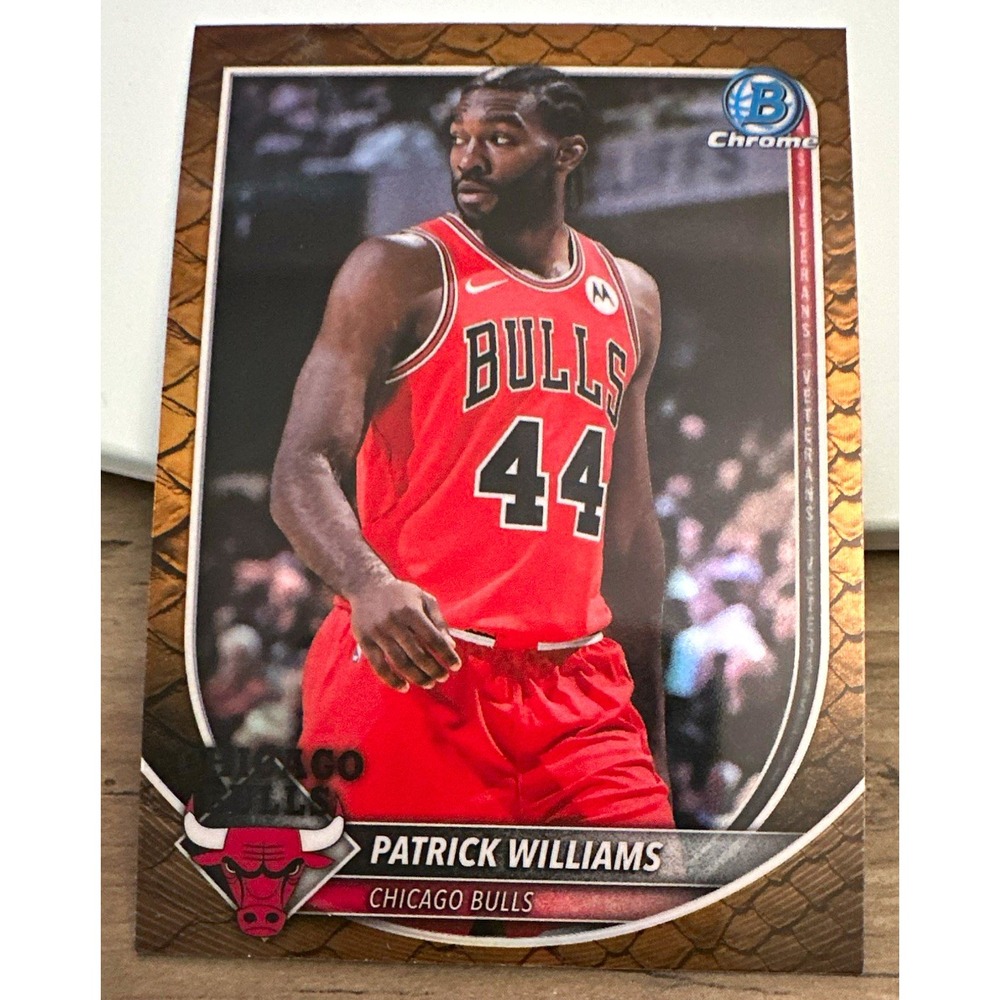 Topps 2025-26 Bowman Chrome Patrick Williams Chicago Bulls #BCV-158